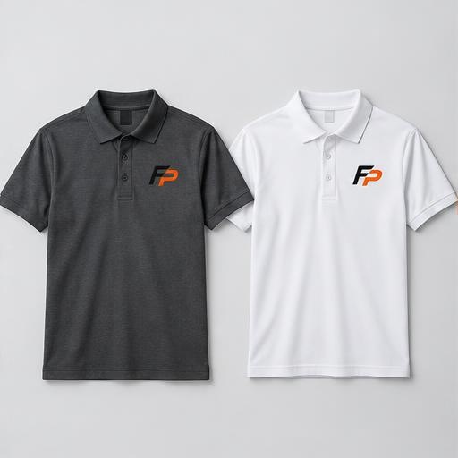 FyrePress logo concept on polo shirts & corporate wear