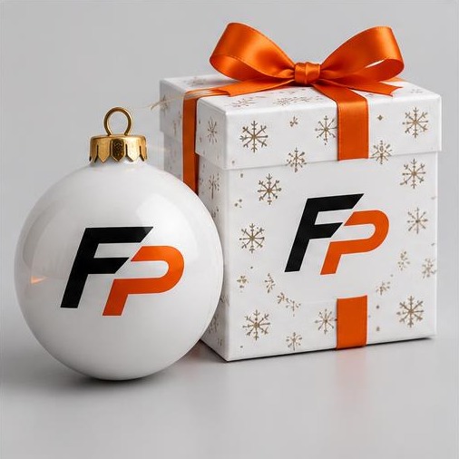 FyrePress logo concept on holiday & seasonal custom gifts